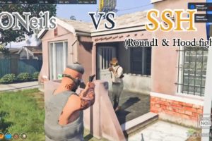 ONEILS VS SSH (ROUND1 & HOOD FIGHT) | HTRP | GTA5RP