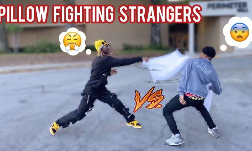 Pillow Fighting Strangers in Public 🤕 Atlanta Mall Edition! (pt. 7)