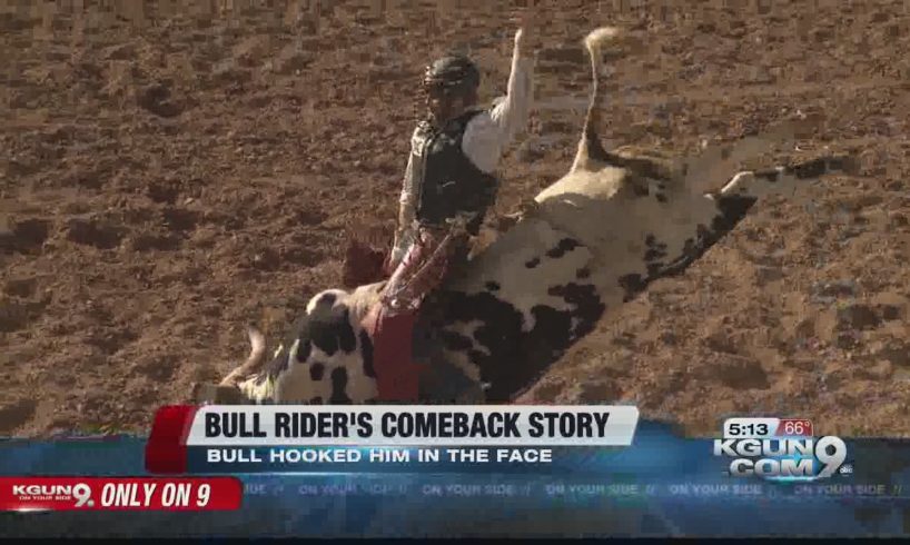 Bull rider escapes near-death experience, only to ride again