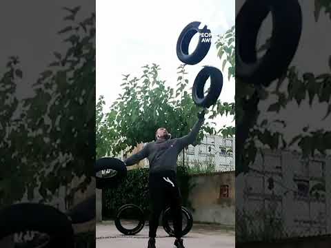 Juggling Tires | People Are Awesome