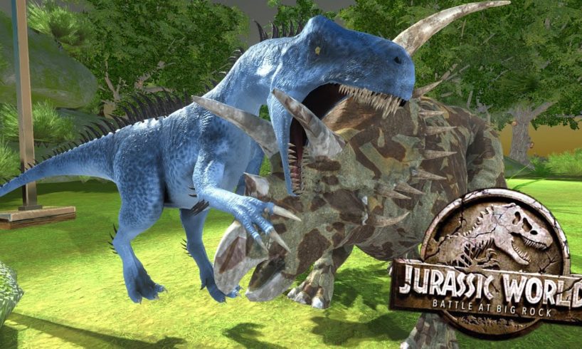 Jurassic World : Battle at Big Rock - Animal Revolt Battle Simulator