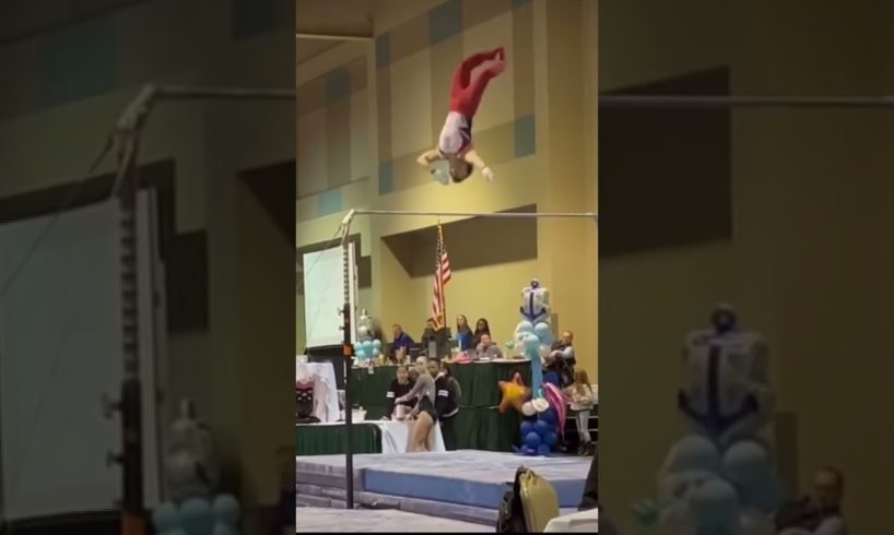 NEAR DEATH GYMNASTICS MOMENTS Pt.3! #shorts