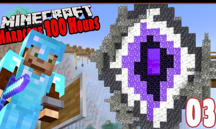 100 Hours In Hardcore Minecraft: The Most Dangerous Portal...