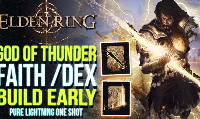 Elden Ring - Best ONE SHOT Pure Lightning INCANTATIONS For Early Mid Game | Elden Ring Best Builds