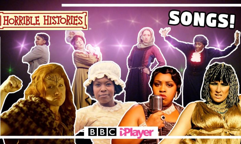 Horrible Histories Strong Women Song Compilation IN SERIES ORDER! 👩💪 | International Women's Day