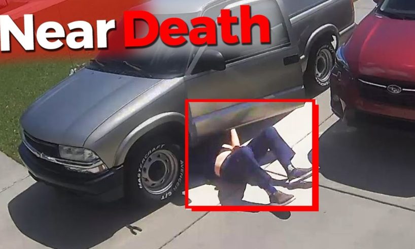 CAR ROLLS OVER MAN - Near Death Captured On GoPro & Camera Compilation #19