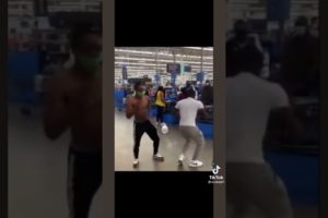 Hood Fight In Walmart