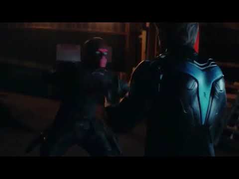 Nightwing vs Red Hood Fight Scene - Titans 3x02