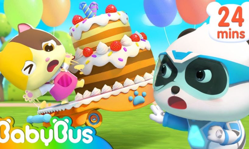 Super Panda Rescues Baby Kitten's Birthday Cake | Super Panda Rescue Team | Kids Cartoon | BabyBus