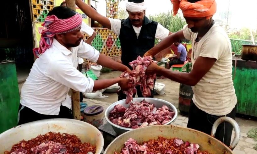 " DADAN HANDI " Full Preparation || Unlimited Rice - Roti & Mutton Only 220 Rs/ | Patna Handi Mutton