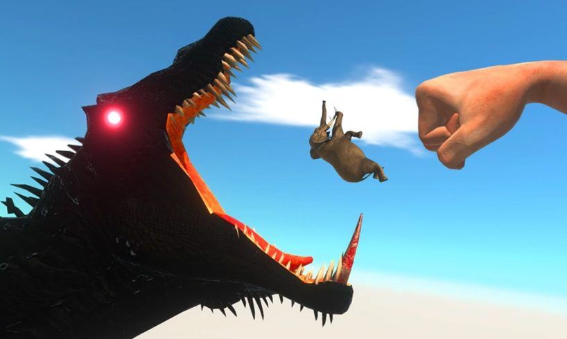 EPIC PUNCH & DINOSAUR Who Can Survive? ► Animal Revolt Battle Simulator