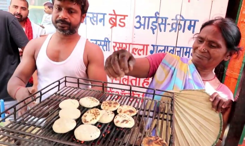 Hard Working Bihari Family ( Mom -Dad & Son ) | Selling Litti Chokha | 12 Rs Plate Only | Patna Food