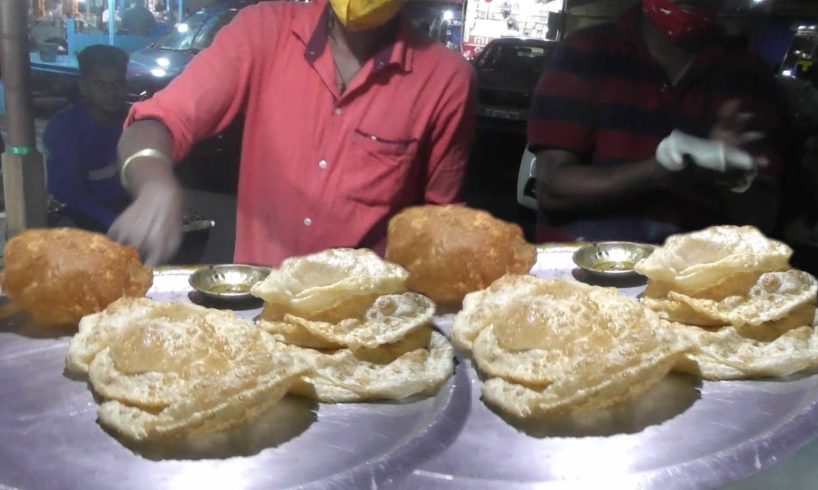 Hard Working Dad & Son Selling " Chole Bhature " | 20 Rs/ Plate | Puri Orissa Street Food