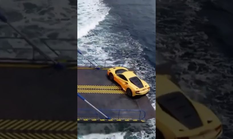 Lamborghini Almost Fail in the Sea