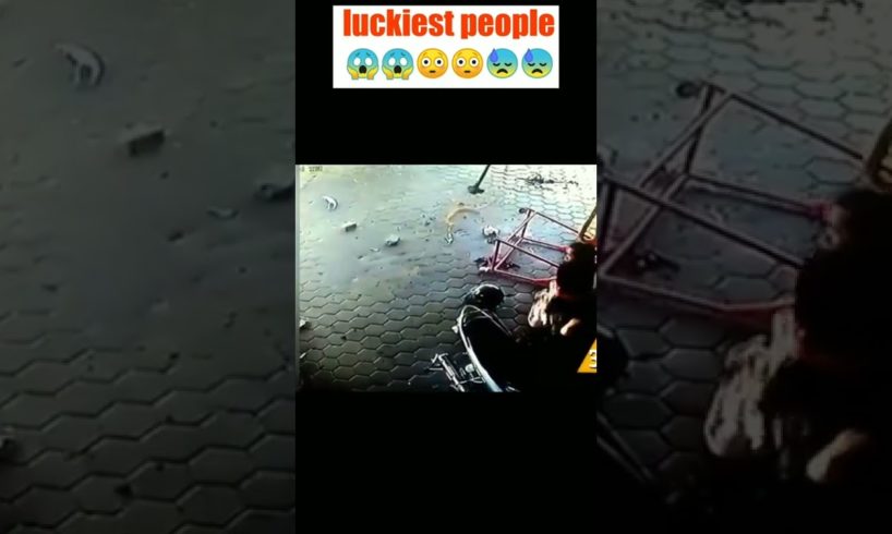 luckiest people || #shorts #trending #neardeath #luckiestpeople #likeaboss