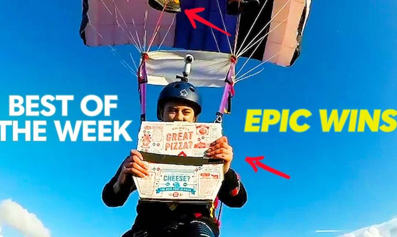 Delivering A Pizza While Skydiving & More | Best Of The Week