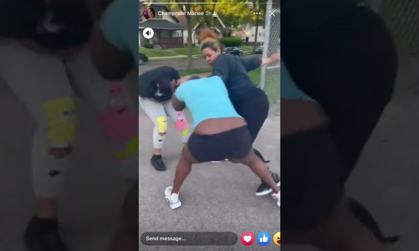 Milwaukee Girl Fight in the Hood