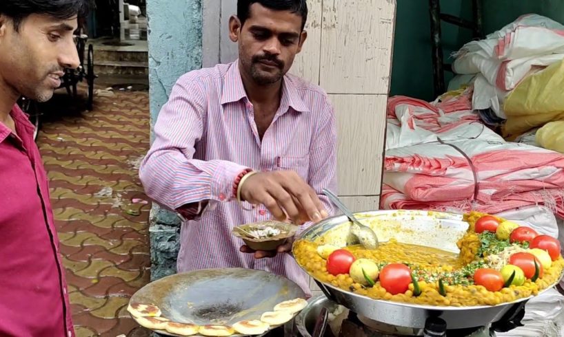 Tasty " Tikia Chaat " | Price 20 Rs/ | Kolkata Bara Bazar | Indian Street Food