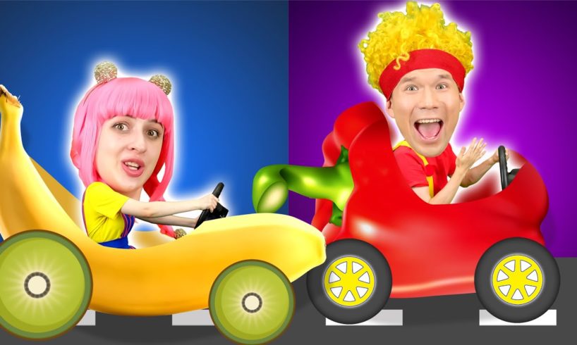 Fruit & Vegetable Rescue Cars | D Billions Kids Songs