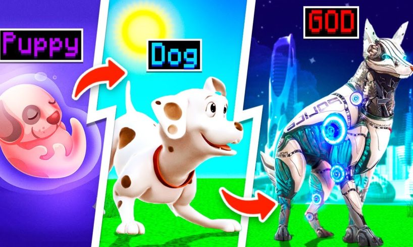 From CUTEST PUPPY to GOD DOG in Dog Life Simulator!