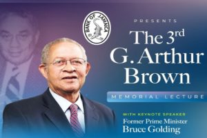 G. Arthur Brown Lecture Series 2022 - Former Prime Minister Bruce Golding - July 28, 2022