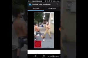 Hood fights young guy fights crackhead neither would give up