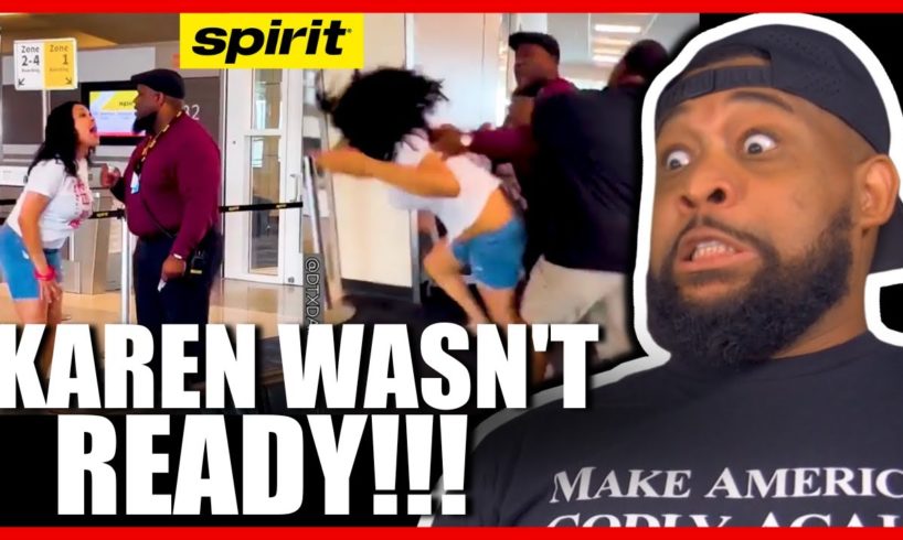 Spirit Airlines Employee Gets in CRAZY FIGHT With Passenger