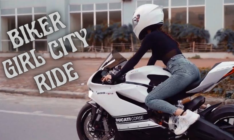 THIS IS WHY WE RIDE - Biker Girl City Ride