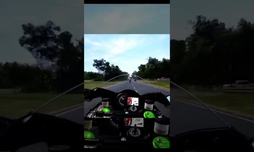 Near Death !Kawasaki Ninja H2R  Nearly survive from being crashed #shorts #carcrash #dashcam #car