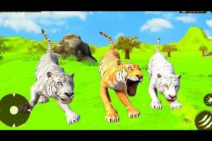 TIGER VS ALL ANIMAL FIGHT / DAINASOR TIGER HALUMAN MAN FIGHTS GAMES #ALLGAMES