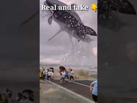 😅 whale 🦈 jumps 😂out of water🐋 #shorts 🤩😍 #viralvideo  #youtubeshorts #killerwhale  #queenelizabeth