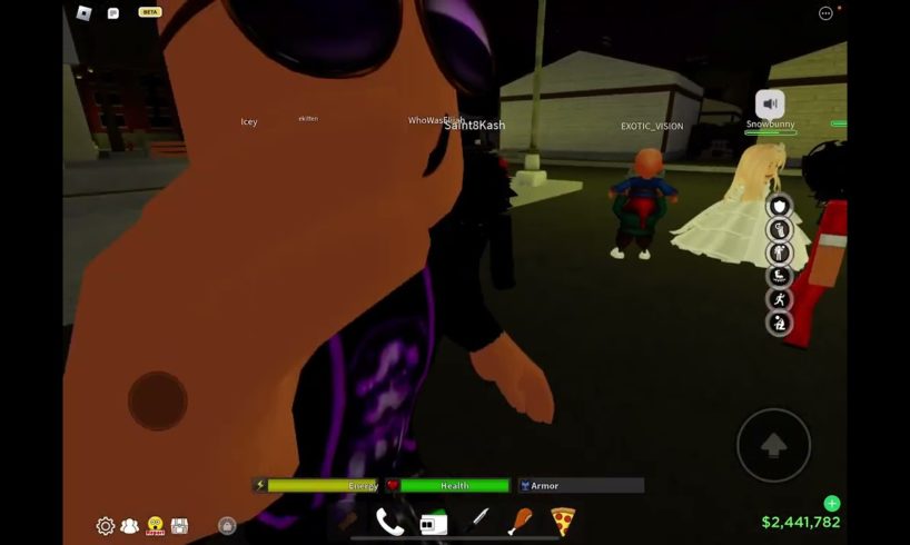 Girl got stomped twice by the same guy Roblox Da Hood Fights