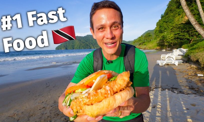 Bake and Shark!! #1 FAST FOOD in Trinidad and Tobago - Maracas Bay!!