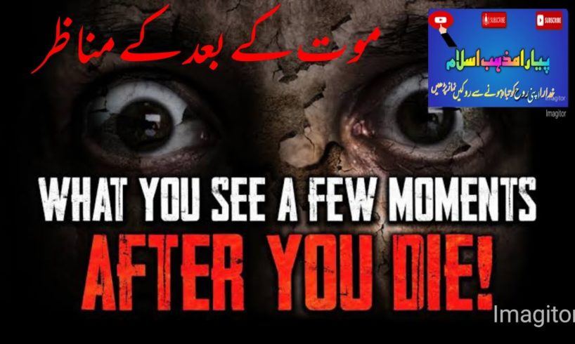 What You See A Few Moments After You Die • پیار مذہب اسلام