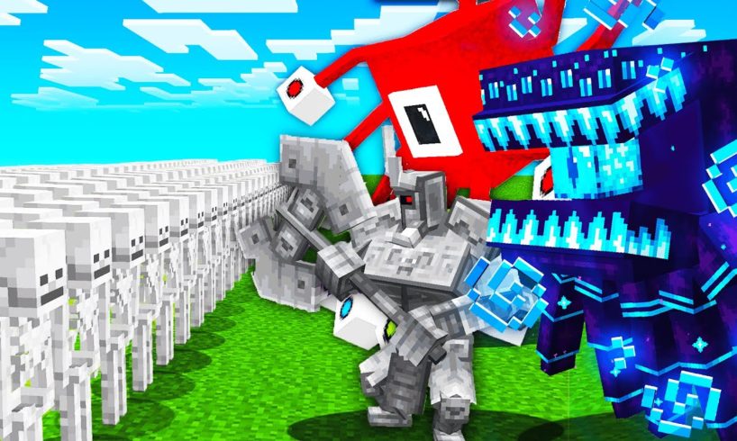 1000 SKELETONS vs ALL OP BOSSES (Compilation Minecraft)