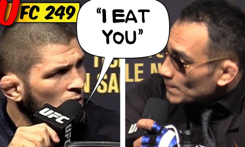 Khabib Nurmagomedov Tells Tony Ferguson, "I Can Eat You in Street Fight"