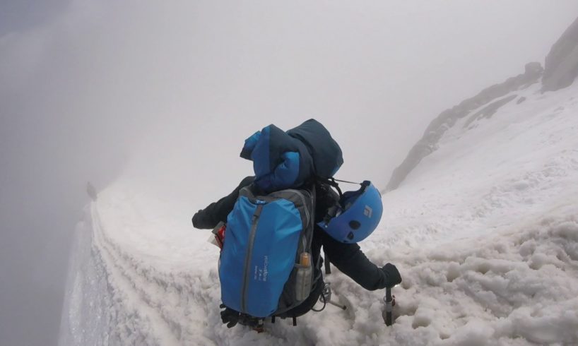 Man nearly falls to death on Aiguille du Midi Arete, Chamonix Mont Blanc