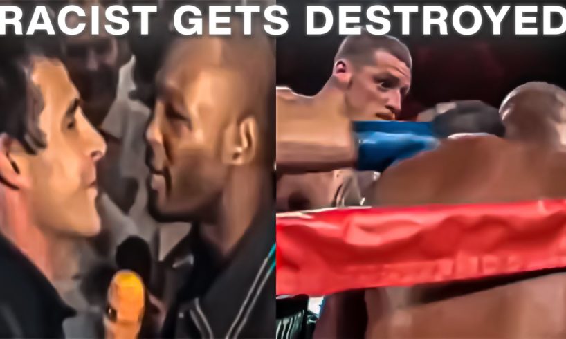 "I'd never let a white boy beat me." - Racist boxer is then beaten by a white boy