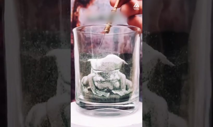 Artist Makes Amazing Sand Art in Glass | People Are Awesome #art #shorts