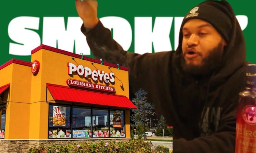 Crazy Hood Fight Over Some Chicken Popeyes Employees Jump Customer 5 VS 1