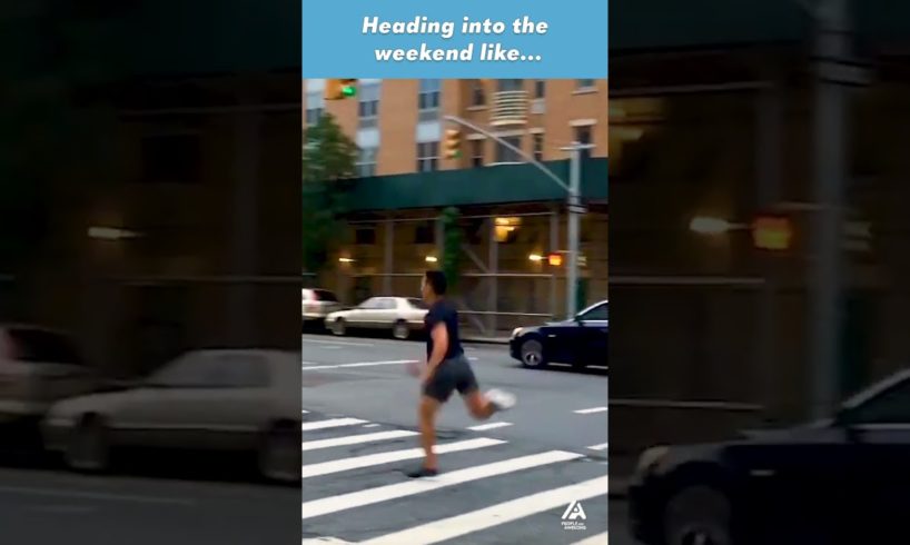 Man Runs Down City Street | People Are Awesome #shorts #weekend