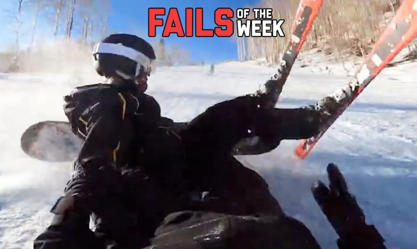 Skier Takes Massive Tumble! Fails Of The Week