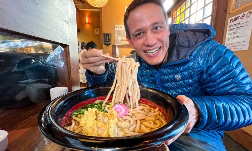 $6 ALL YOU CAN EAT Noodles!! Japanese Food - Udon and Ramen in Fukuoka!!