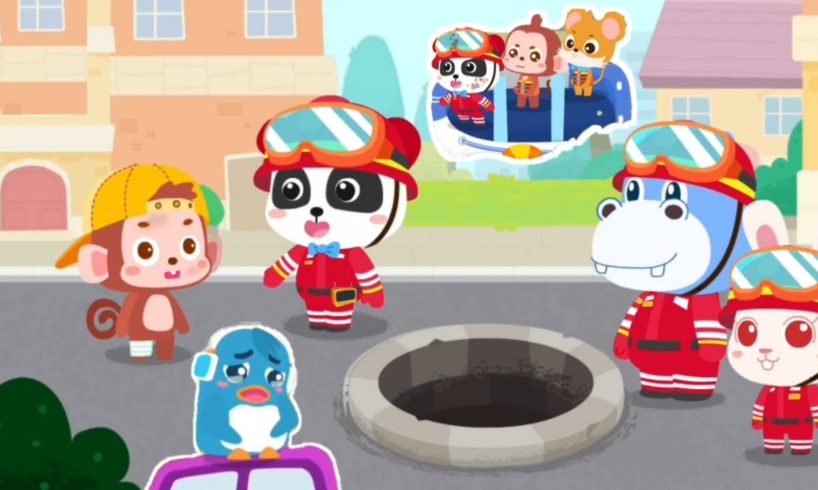 Animal Rescue Team from city | Clever Little Panda Help video | Chehar Kids | Kids Video