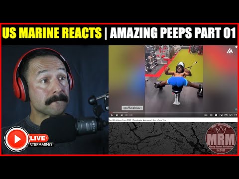 US MARINE REACTS to Top 100 Videos From 2022 | People Are Awesome | Best of the Year PART 01