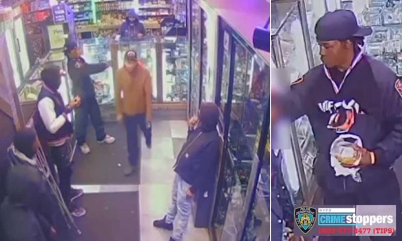 Deadly smoke shop shooting caught on camera in Harlem, New York City