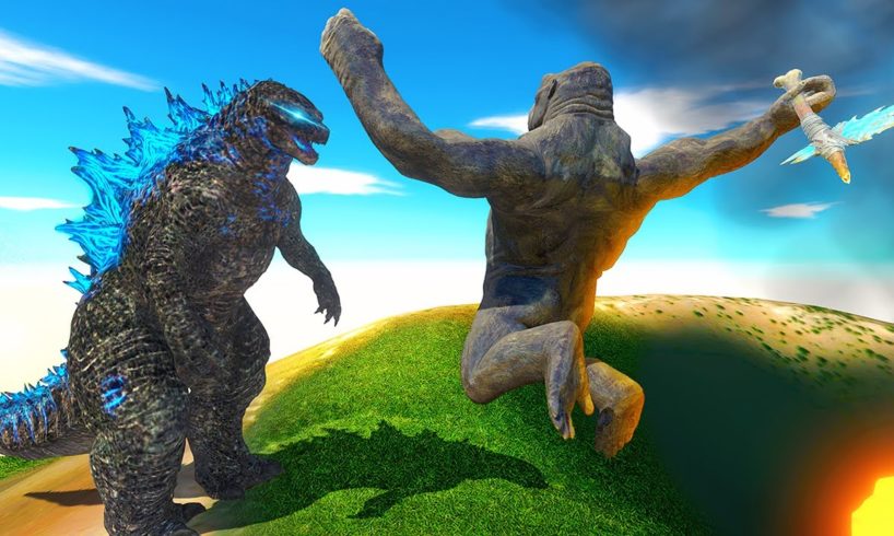 KING KONG Fights the REAL Godzilla - Animal Revolt Battle Simulator