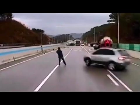 Lucky people compilation, Car accidents