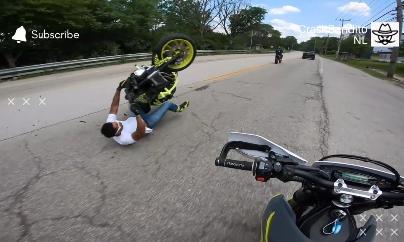 The Importance of Protective Gear: A Motorcycle Crash Compilation | CrashBanditoNL