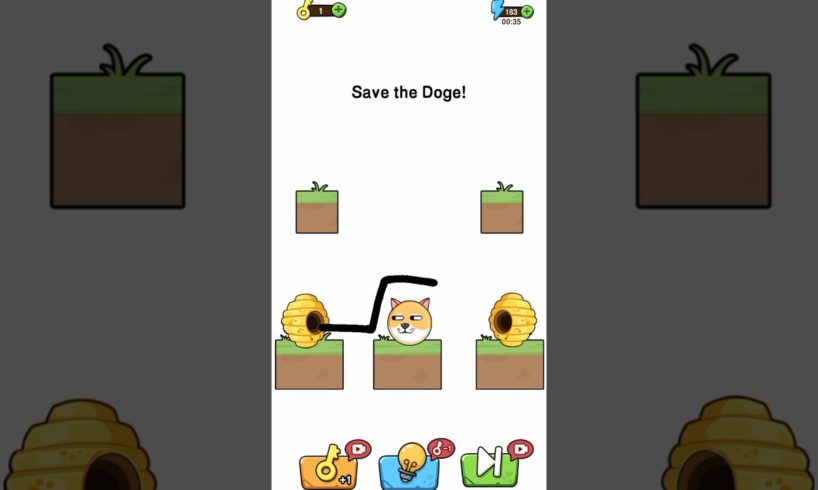 Doggy Doodle Rescue 😅😘 #viral #shorts #gaming